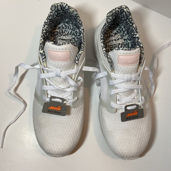 Avila White Cross-trainers in wide width - Picture 3 of 7